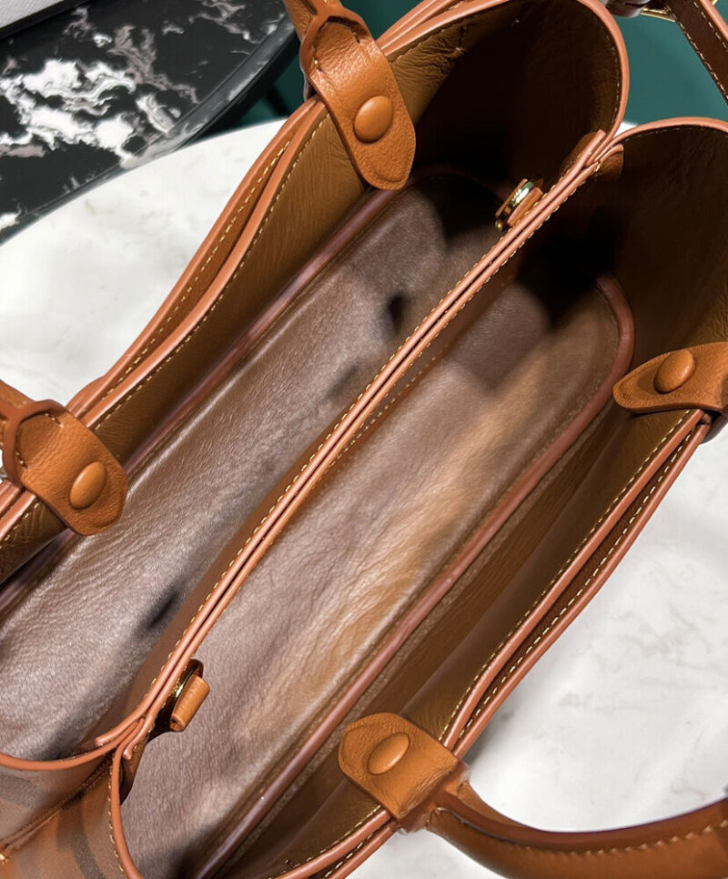 Prada Small Leather Handbag With Belt 1BA418